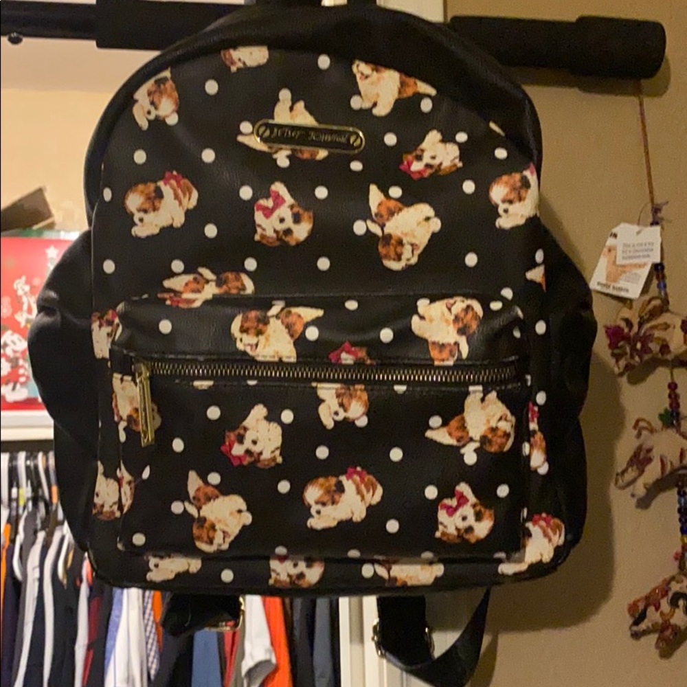 Betsy Johnson Puppy Purse/Backpack